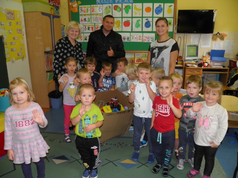 Marek Ziędalski w przedszkolu